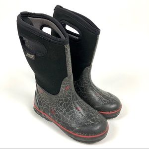 Bogs Youth Classic Hi Spiders Boy Sz 1 52510-001